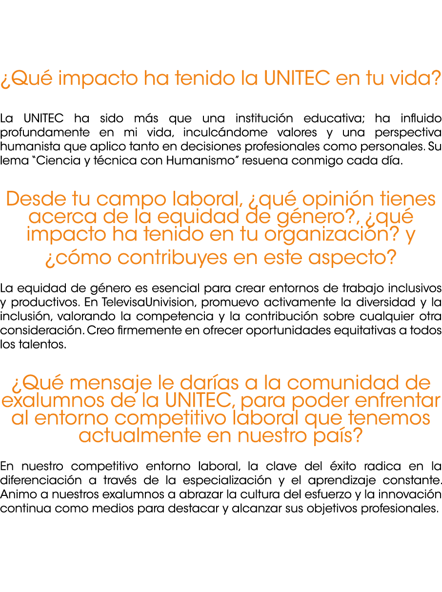  ¿Qu impacto ha tenido la UNITEC en tu vida? La UNITEC ha sido m s que una instituci n educativa; ha influido profun...