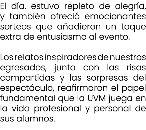 El d a, estuvo repleto de alegr a, y tambi n ofreci emocionantes sorteos que a adieron un toque extra de entusiasmo ...
