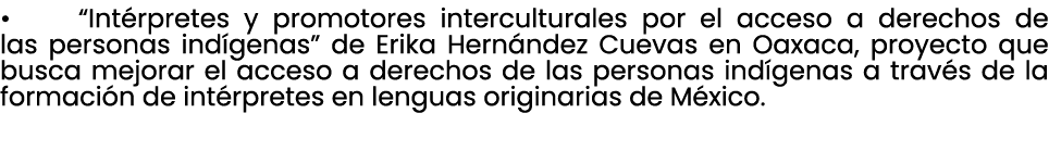 • “Int rpretes y promotores interculturales por el acceso a derechos de las personas ind genas” de Erika Hern ndez Cu...