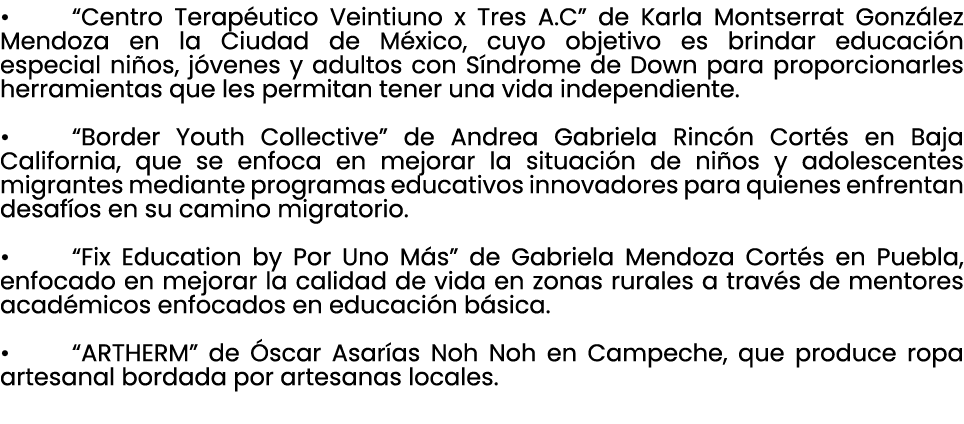 • “Centro Terap utico Veintiuno x Tres A.C” de Karla Montserrat Gonz lez Mendoza en la Ciudad de M xico, cuyo objetiv...