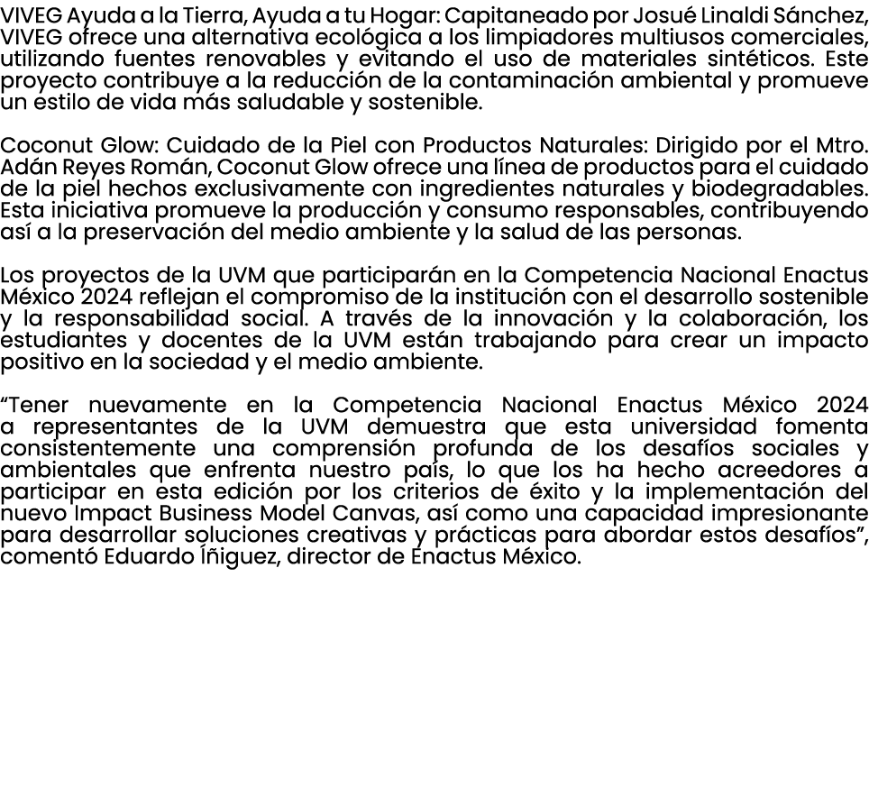 VIVEG Ayuda a la Tierra, Ayuda a tu Hogar: Capitaneado por Josu Linaldi S nchez, VIVEG ofrece una alternativa ecol g...