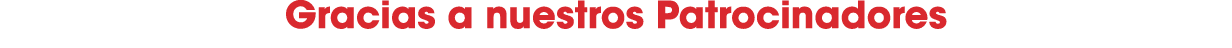 Gracias a nuestros Patrocinadores