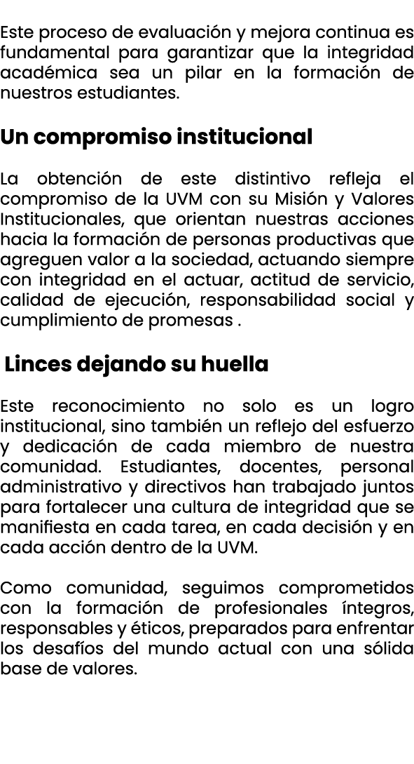  Este proceso de evaluaci n y mejora continua es fundamental para garantizar que la integridad acad mica sea un pilar...